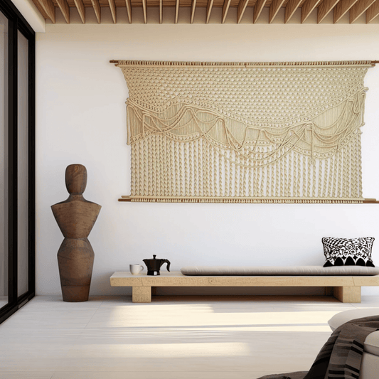 Flow – contemporary sculptural fibre wall art
