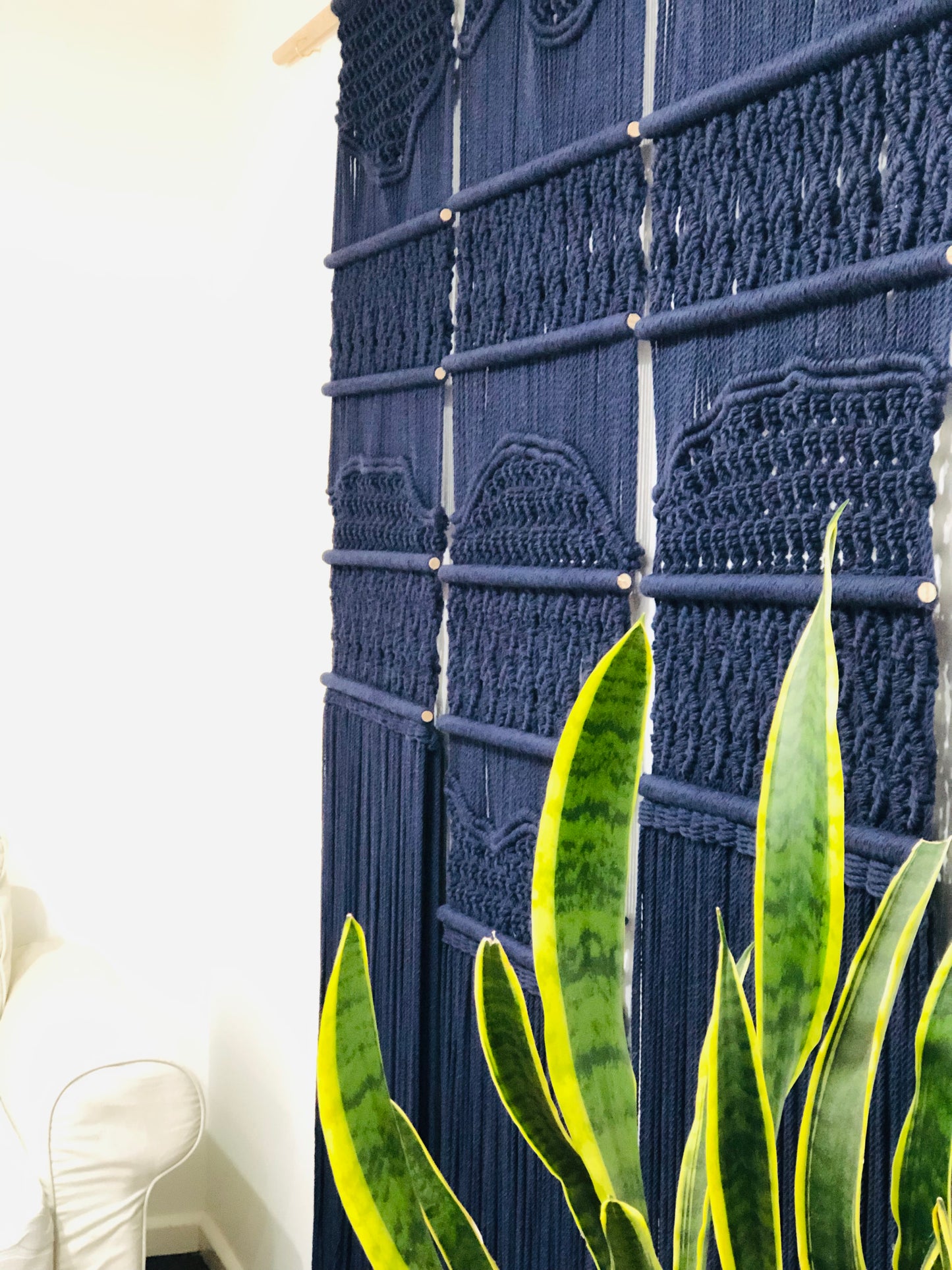 Super Sized Macrame Wall Hanging - Knotted by Hand