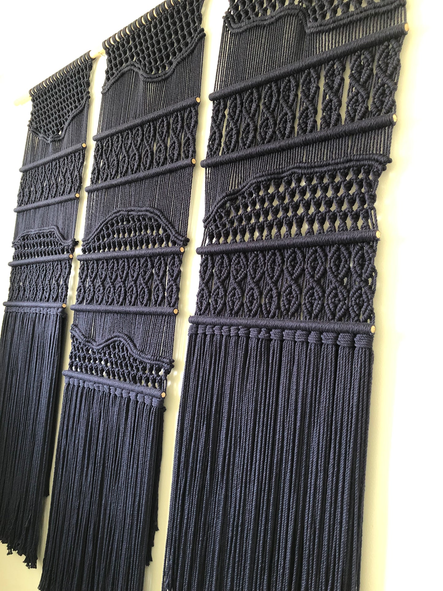 Super Sized Macrame Wall Hanging - Knotted by Hand