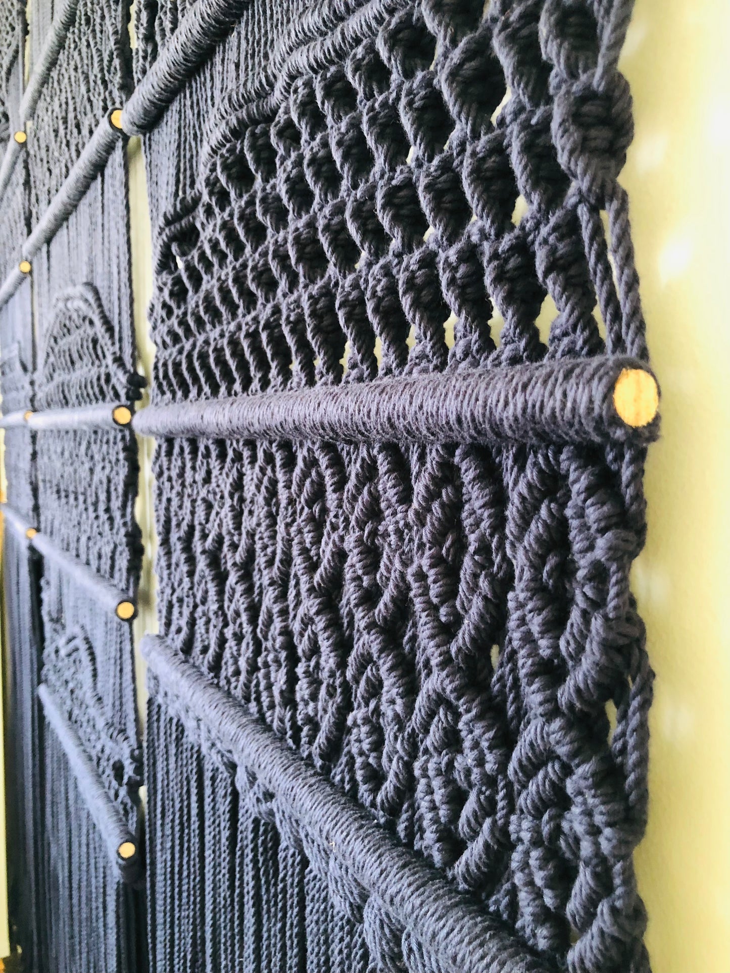 Super Sized Macrame Wall Hanging - Knotted by Hand